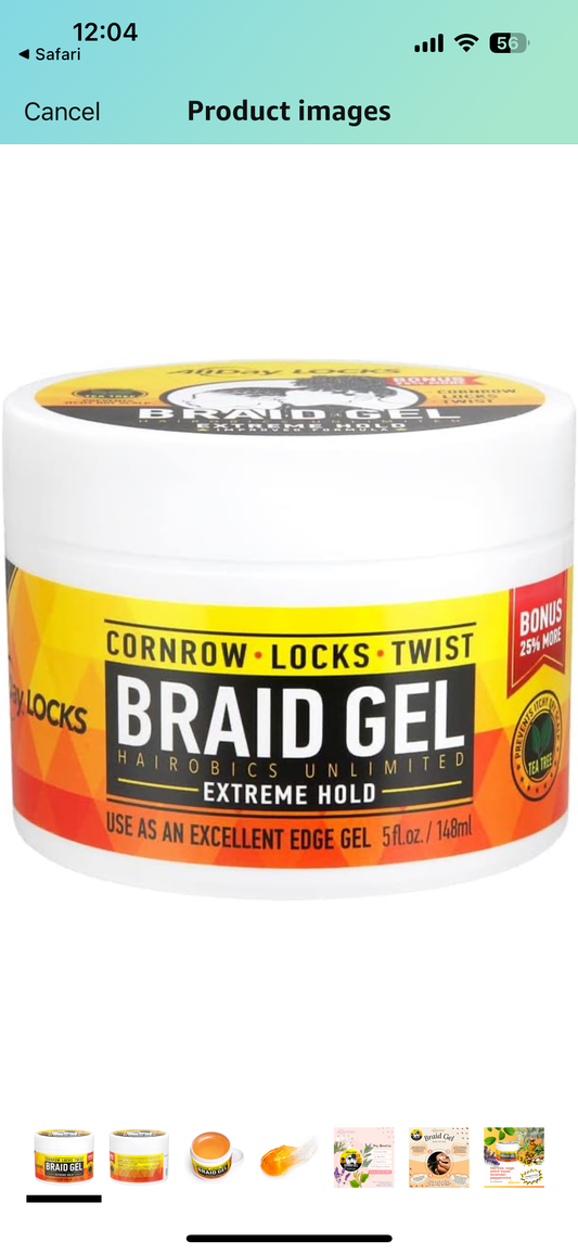 All Day Braiding Gel 10oz