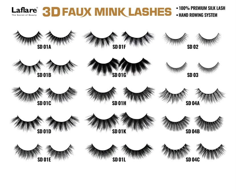 Laflare 3D faux Mink LFSD 35