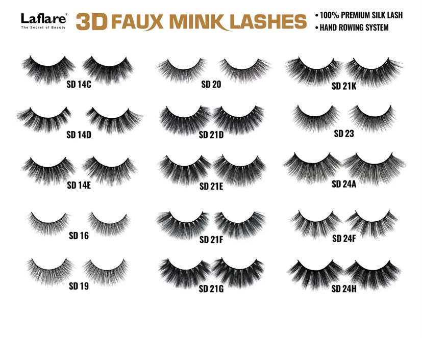 Laflare 3D faux Mink LFSD 29