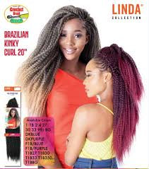 Linda Brazilian Kinky Curl 20” Color 4