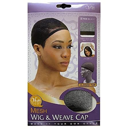 Qfitt Mesh Wig & Weave Cap Blk