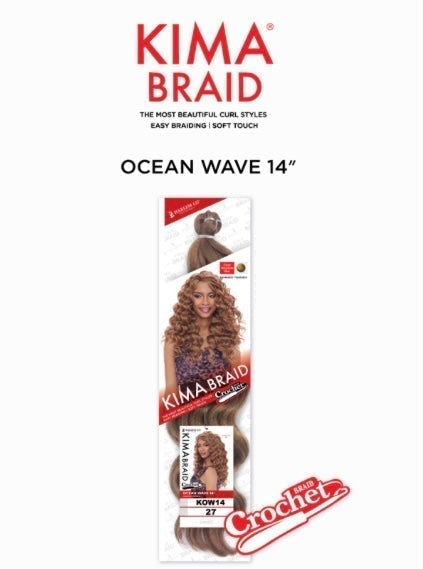 Kima Braid Ocean Wave 14" Color 30