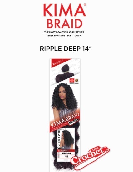 Kima Braid Ripple Deep 14" Color 1B
