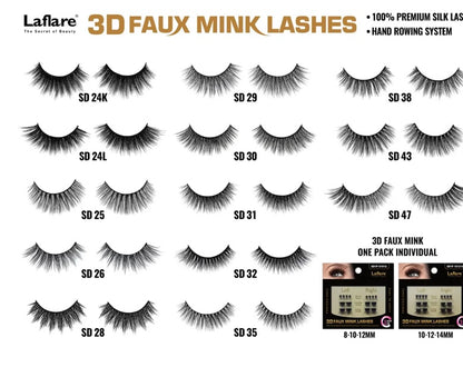 Laflare 3D Faux Mink  LFSD 24A