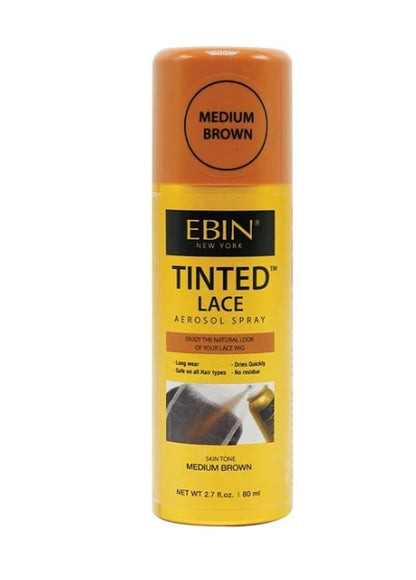 Ebin Tinted Lace Spray Medium Brown 2.7 oz